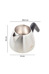 Jumbo Steel Mat Teapot 3