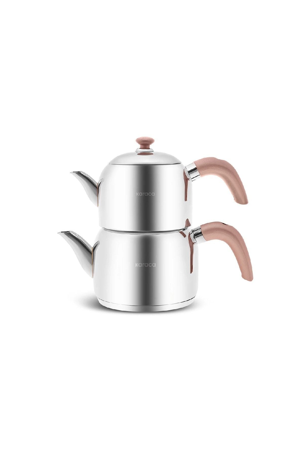 Karaca Edge Mini Induction-Based Teapot Set Rose 4