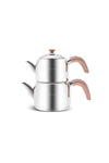 Karaca Edge Mini Induction-Based Teapot Set Rose 4