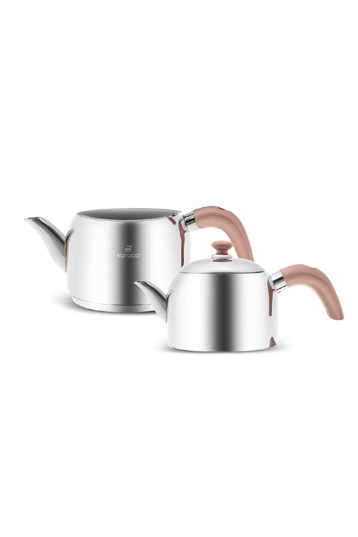 Karaca Edge Mini Induction-Based Teapot Set Rose 6