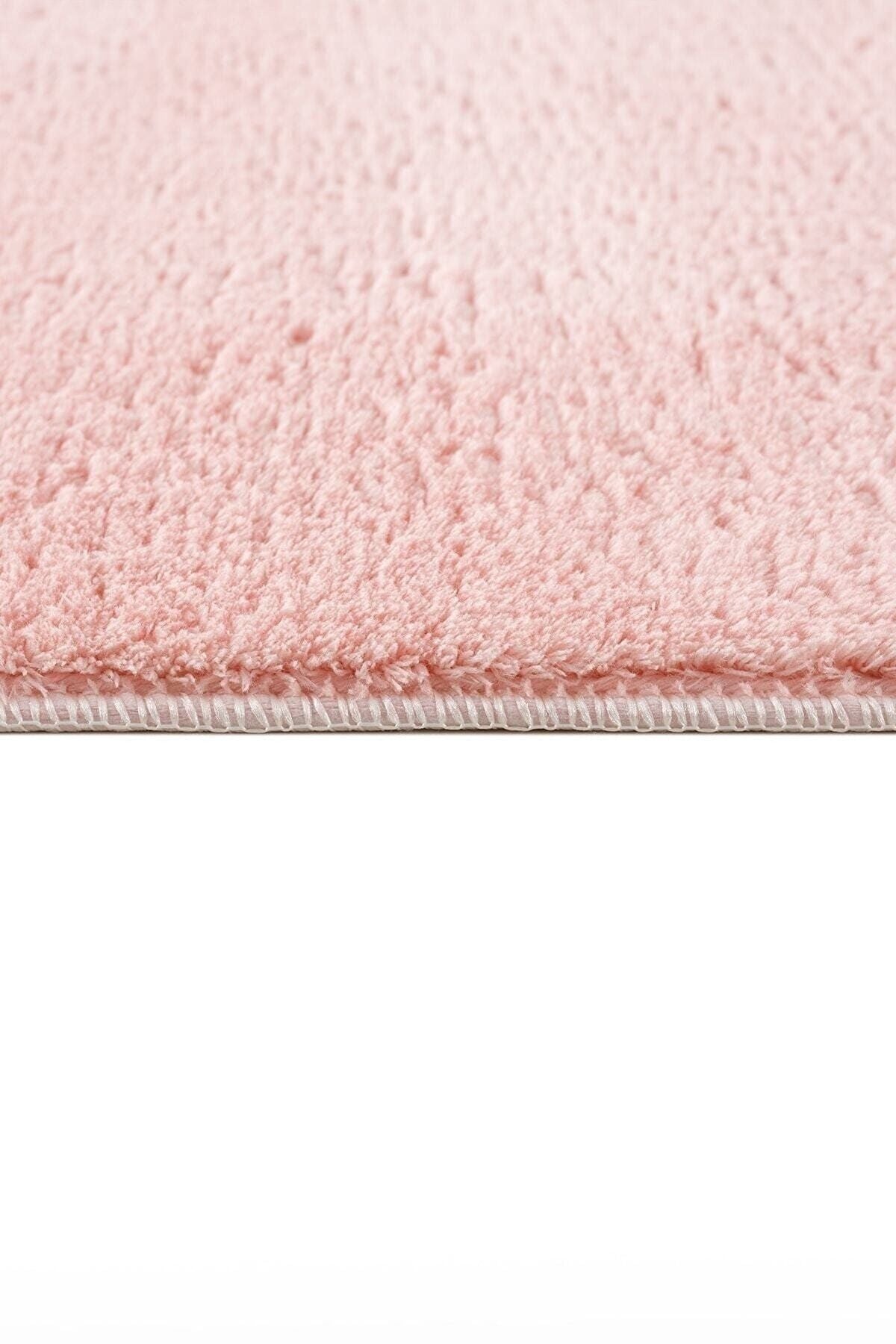 ALgorand Home Pink Plush Thick Carpet for Living Room and Bedroom 3