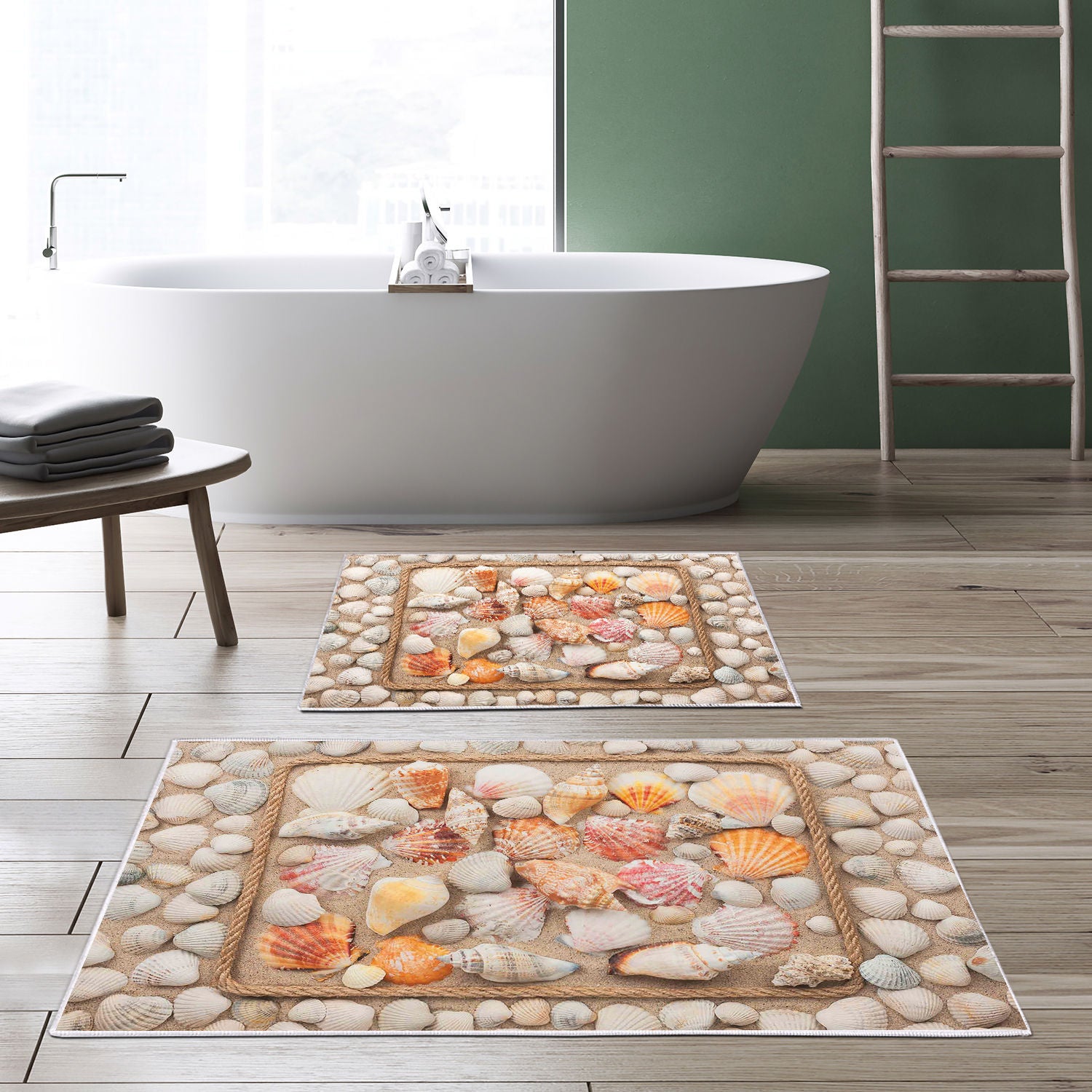 Bathmat Set (2 Pieces) Kt416 Multicolor 299ANR1559 1