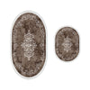 Bathmat Set (2 Pieces) 410616 - O - Brown Brown 299ANR1674 2