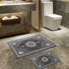 Bathmat Set (2 Pieces) 510615 - Grey Grey 299ANR1693 1