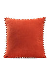 ÖzenEv Decorative Plain Brick Red Cushion Cover 6