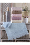 FEEL Damask 6-Piece Hand And Face Towel Set 2