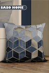 SasoHome Blue Mosaic Pattern Decorative Gift Pillowcase 1