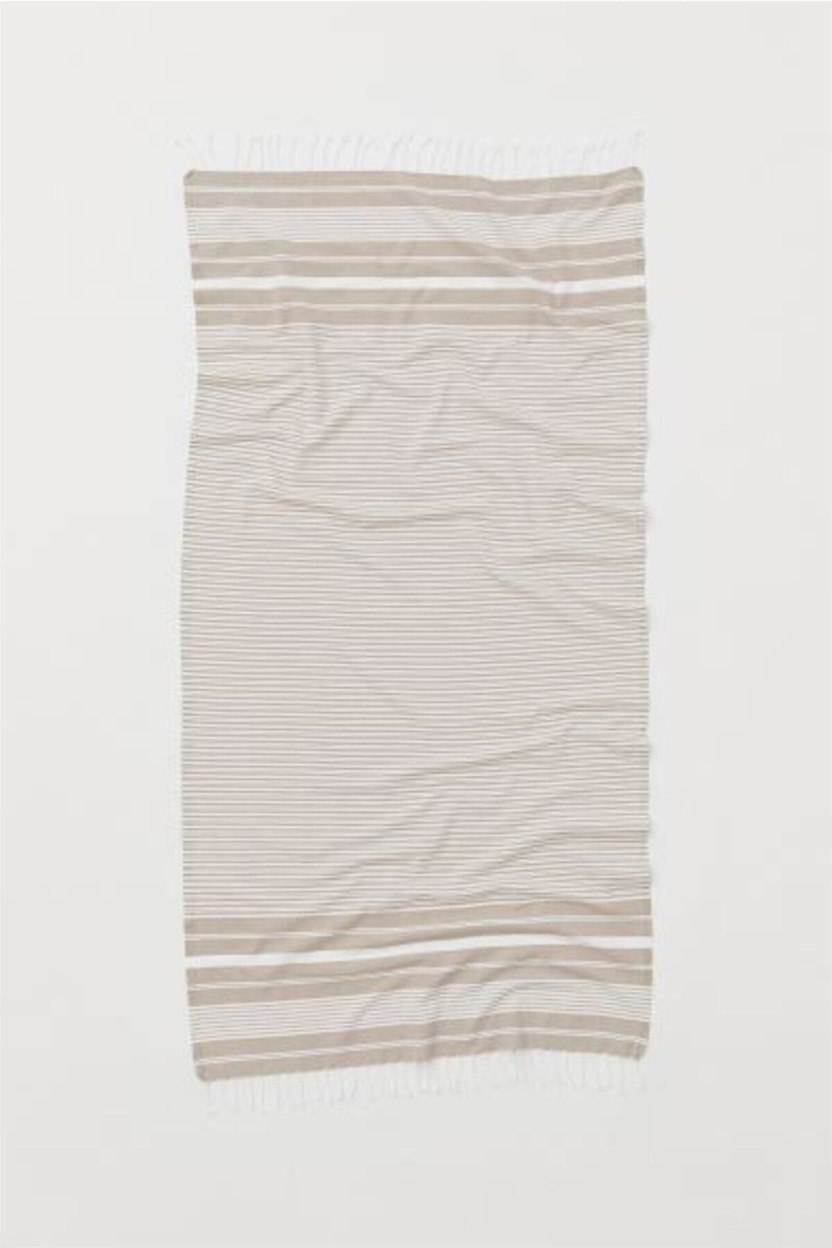 Mulberry Maryon Peshtemal 100% Cotton Bath Towel Beige 3