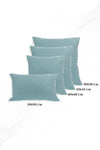 ÖZENEV Turquoise Pillow Cover Decorative Simple Panorama-208 Punchable 6