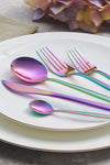 Karaca Orion Rainbow 30 Piece 6 Person Cutlery Set 2