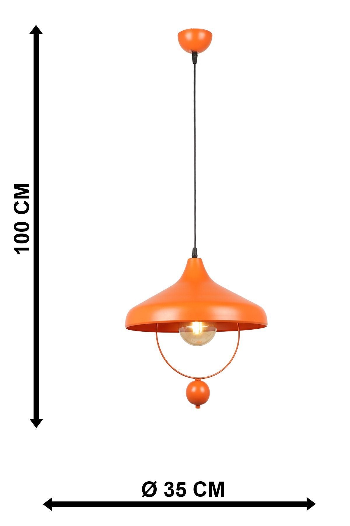 Begüsa Göksel Single Pendant Orange 5