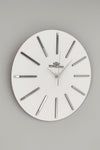 aSSe Tasarım Special Decorative Mirror Wall Clock White & Silver Silent Mechanism 37x37cm 1