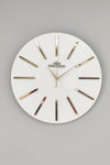 aSSe Tasarım Special Decorative Mirrored Wall Clock White & Gold Silent Mechanism 37x37cm 2