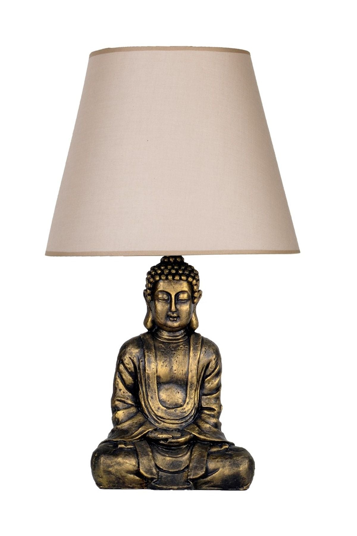 Qdec Modern Design Buddha Lamp Gold-Beige Qdecabjbuda013 1