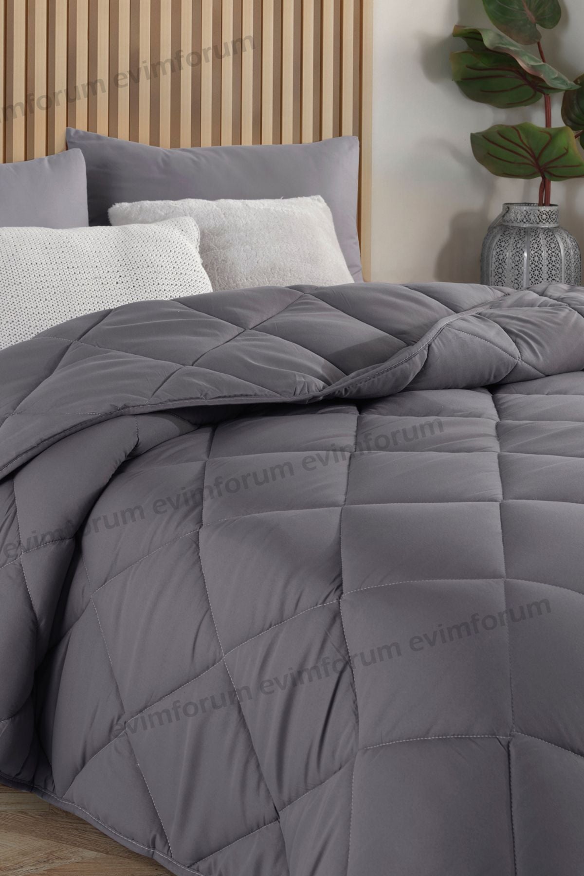 Formeya Antrasit Grey Soft Winter Single Duvet 155*215 cm 4