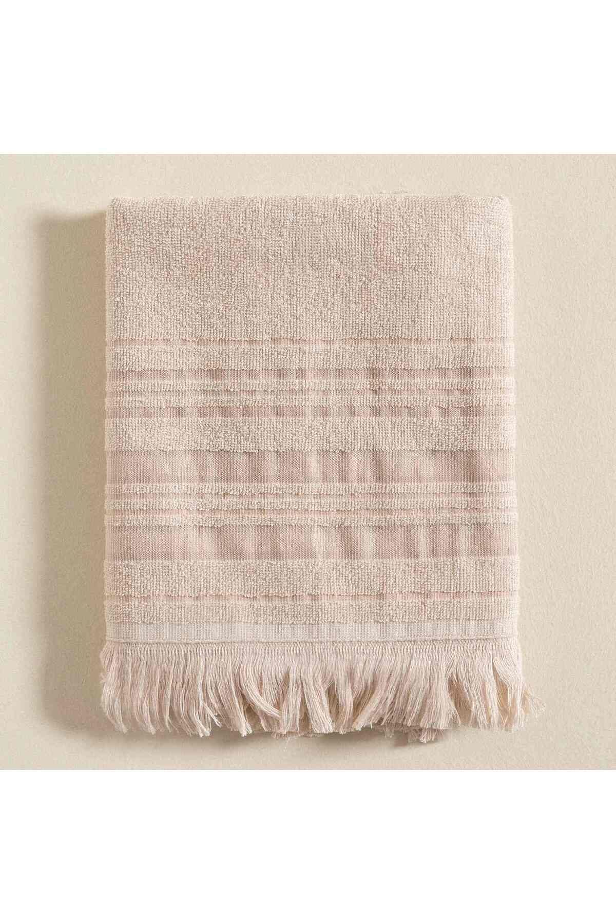 Chakra Derin Face Towel 50x90 Cm Beige/Sage 1