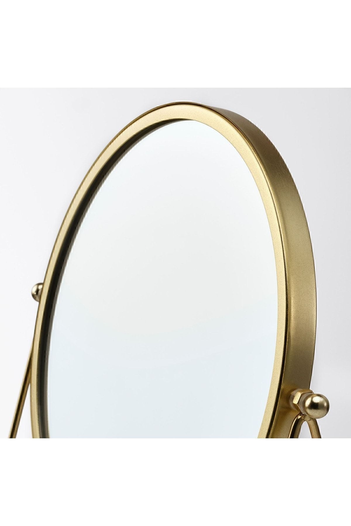 IKEA Double-Sided Magnifying Mirror Diameter: 17 cm Standing Makeup Mirror Table Mirror Quality 2