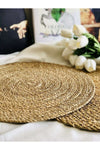 Fiza Handmade American Service Wicker Placemat 1 Piece Table Organizer Plate Mat Elegant Decor 2