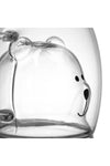 KÜÇÜK EW Bear Design Double-Walled Glass Mug 4