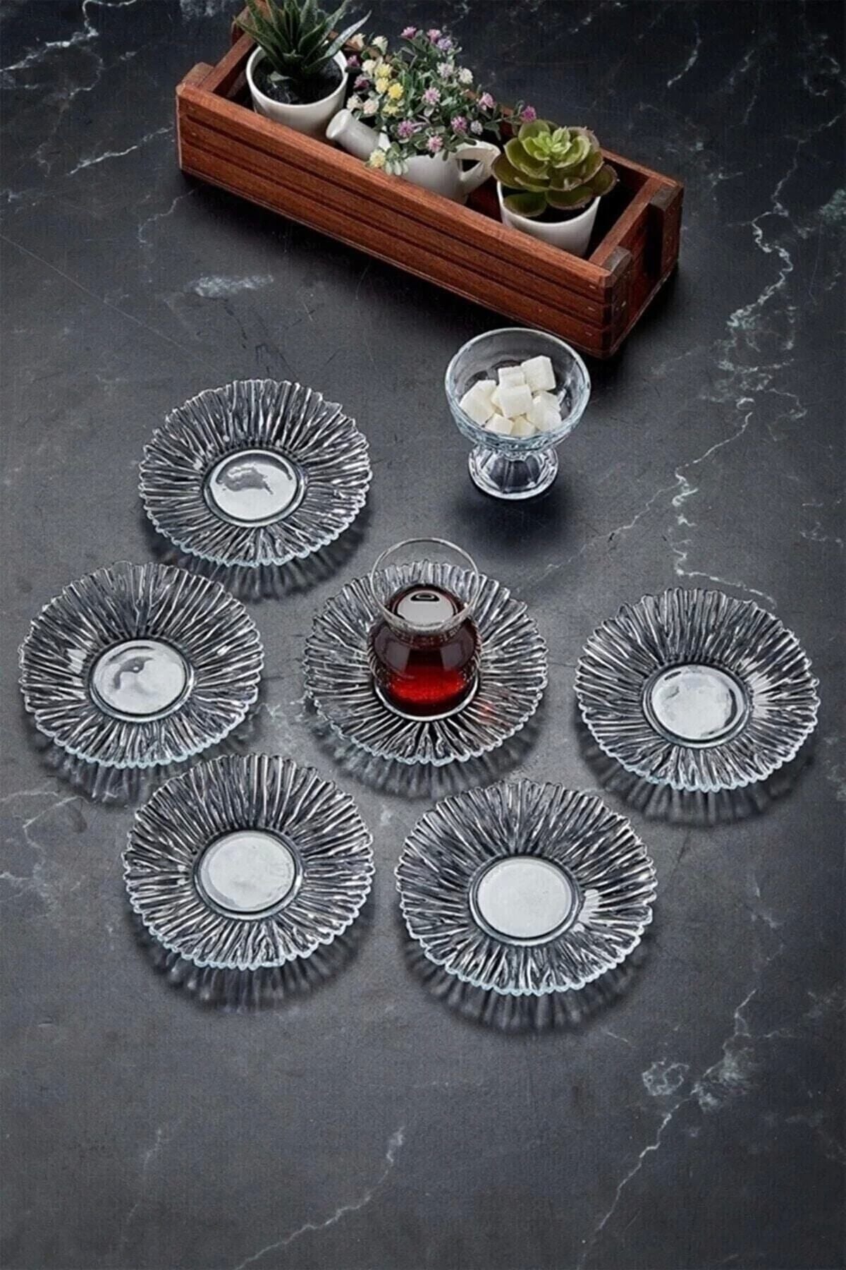 KAVEH 6-Piece Tea Plate Set 2