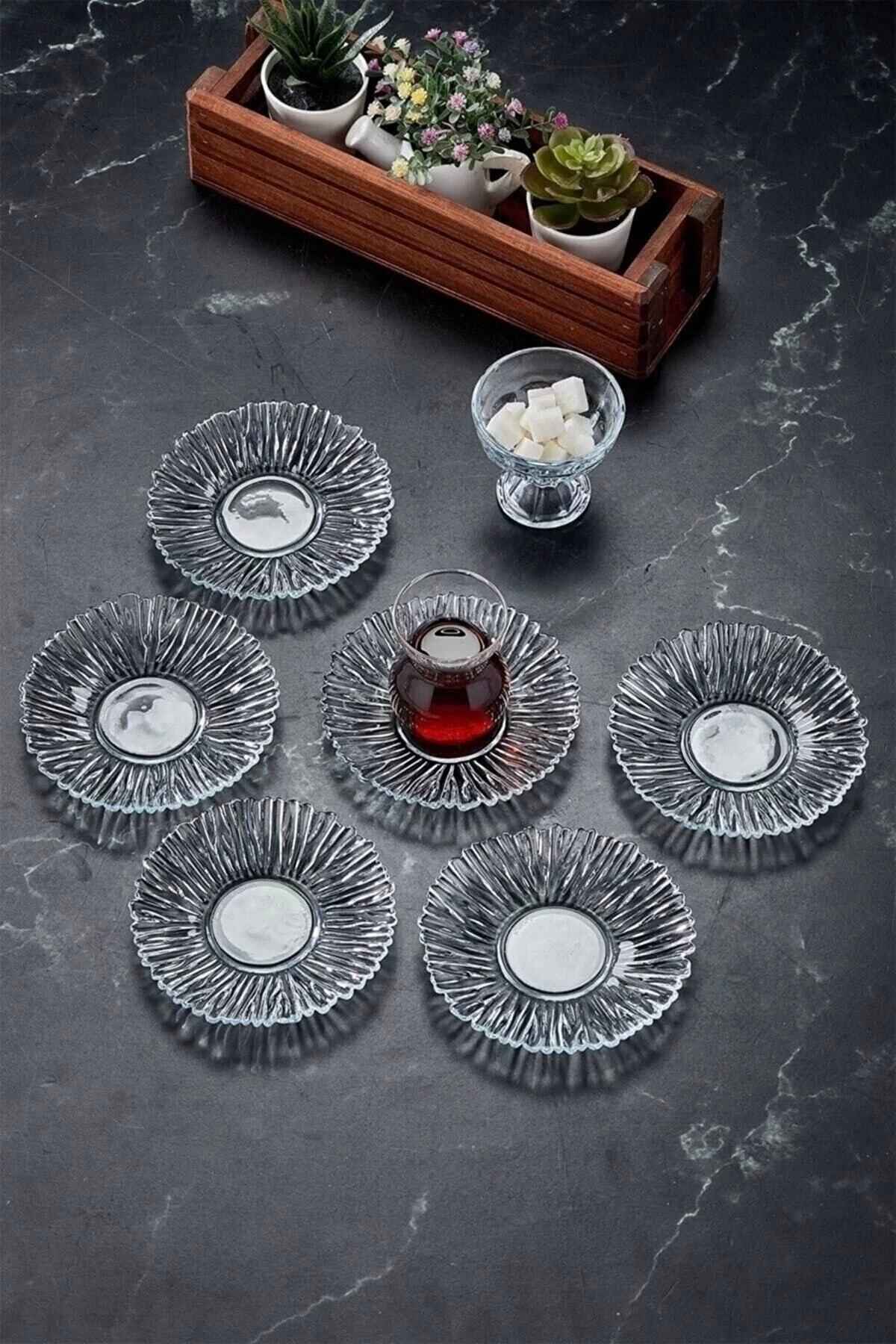 KAVEH 6-Piece Tea Plate Set 5