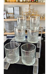 KAVEH Kavah Glass 5024 Oslo Transparent 6-Piece Short Glass Set 2