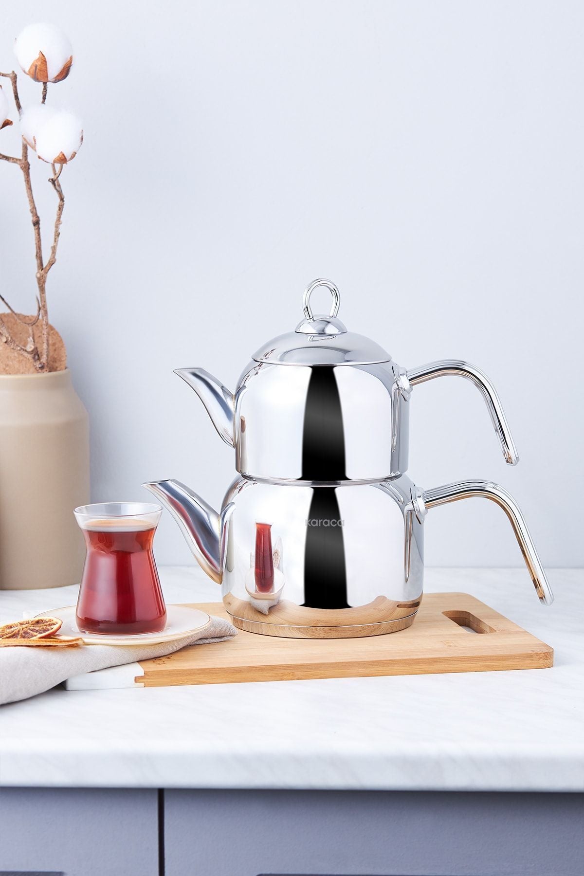 Karaca Urban Mini Metal Teapot Set 1