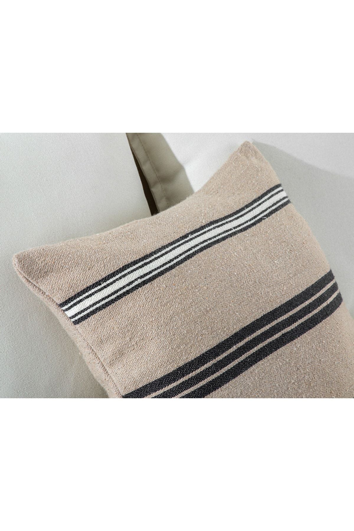 English Home Vernon Woven Cushion Cover 45x45 Cm Beige 2