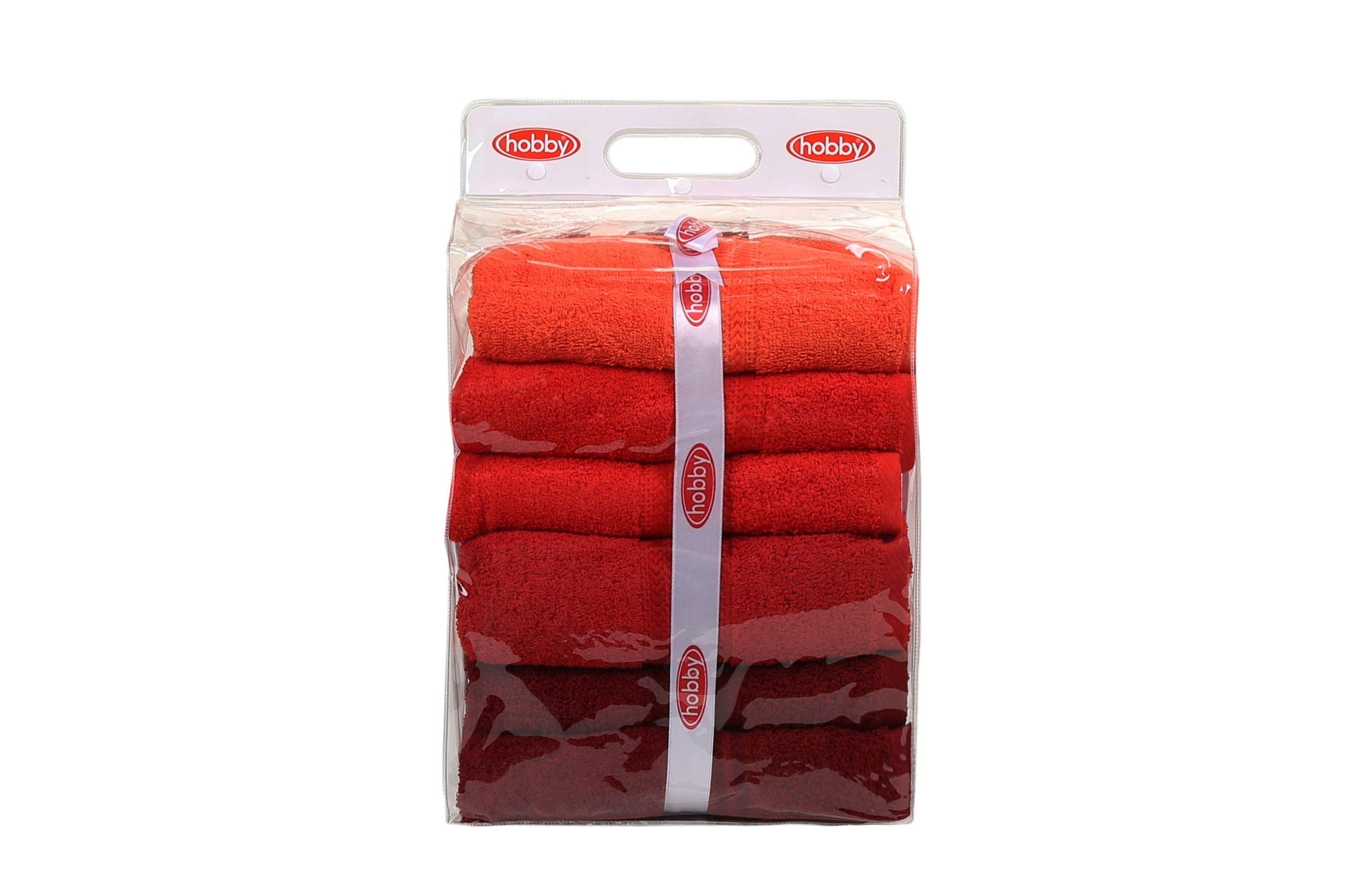 Bath Towel Set (4 Pieces) Rainbow - Red Pale Orange
Orange
Red
Fuchsia 317HBY1413 5