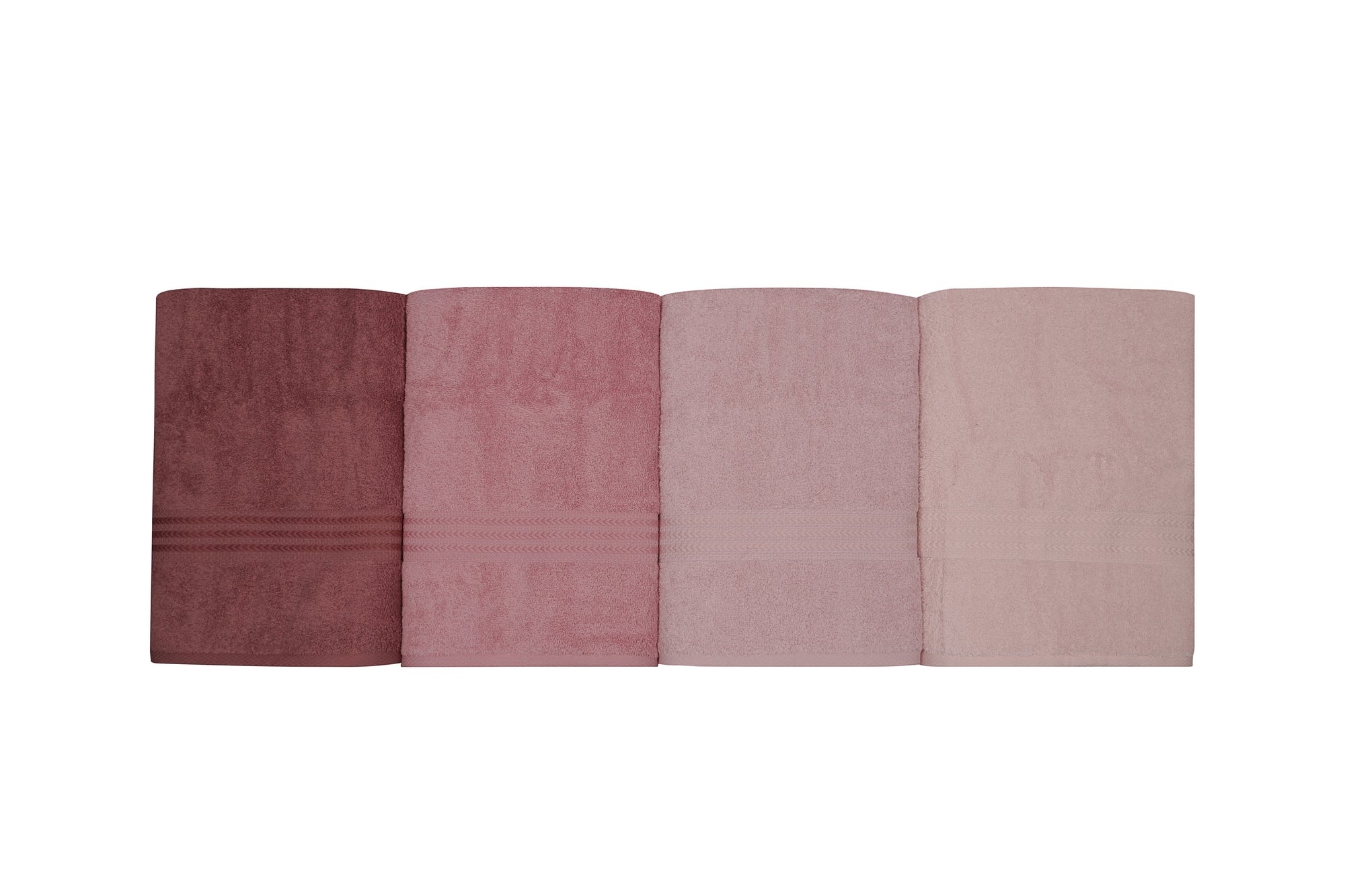 Bath Towel Set (4 Pieces) Rainbow - Powder Powder
Pink
Dusty Rose
Light Pink 317HBY1446 3