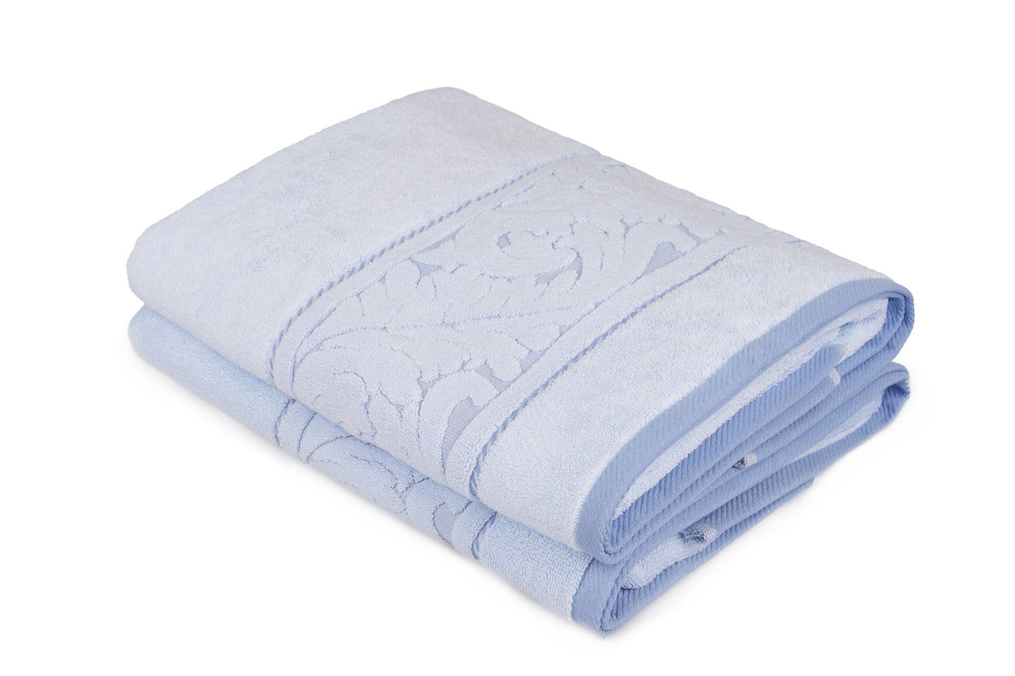 Bath Towel Set (2 Pieces) Sultan - Blue Blue 317HBY1451 1