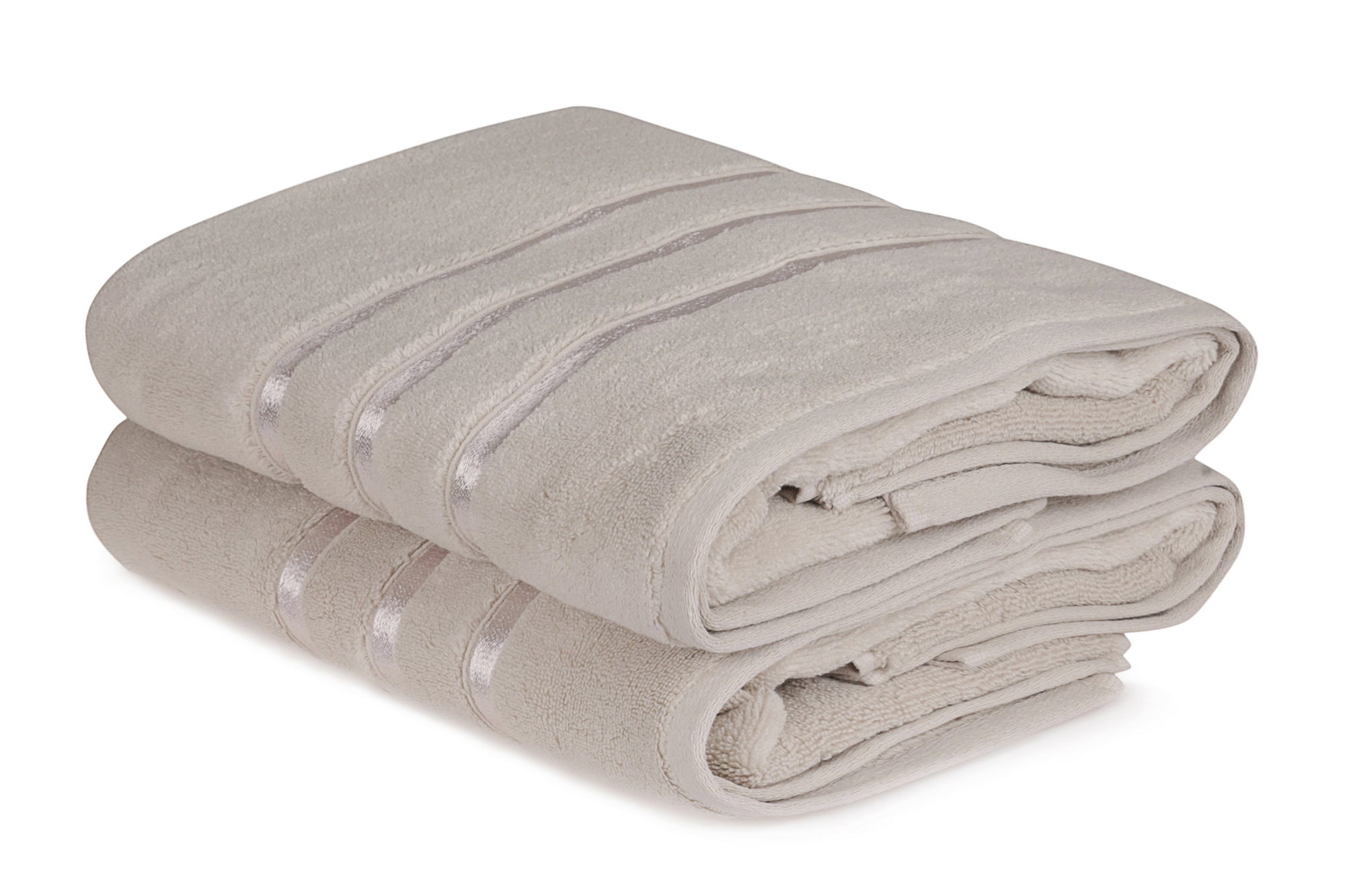 Bath Towel Set (2 Pieces) Dolce - Light Brown Light Brown 317HBY1455 1