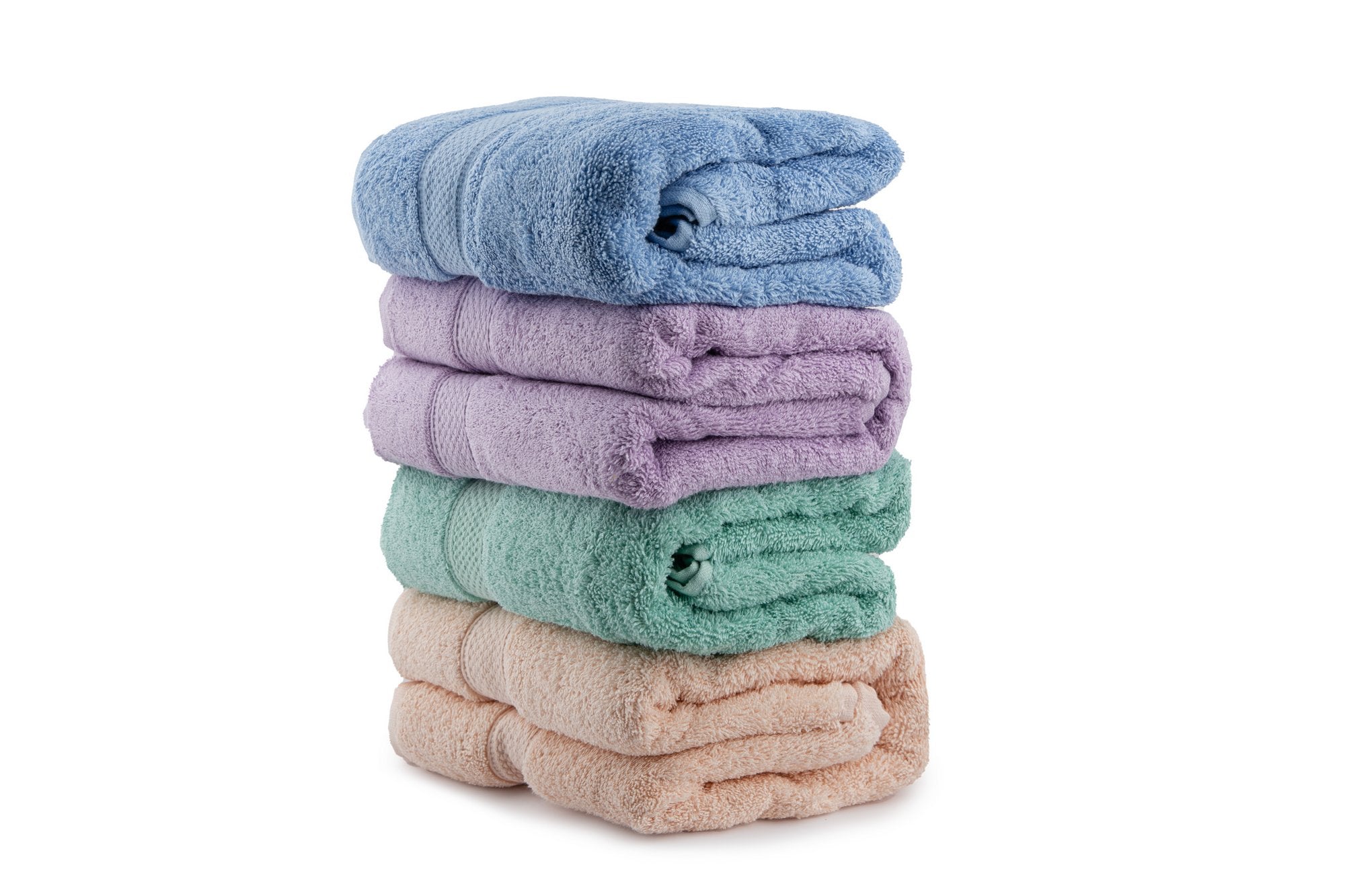 Bath Towel Set (4 Pieces) Colorful 70 - Style 1 Salmon
Mint
Lilac
Dark Blue 317HBY3346 1