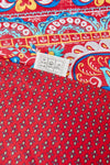 Karaca Home Mihver Pano Red 100% Cotton Double Duvet Set 8