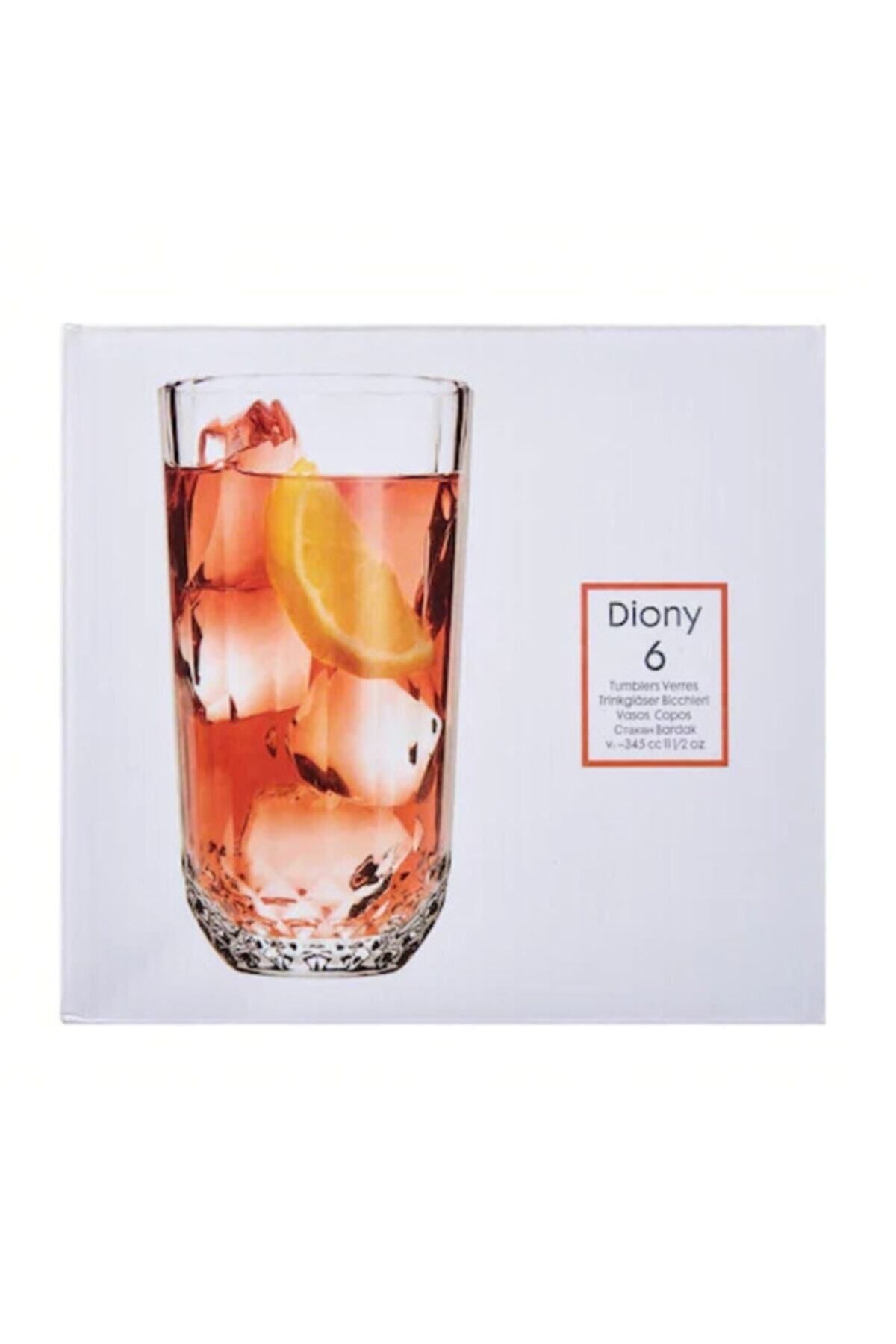 Paşabahçe 52770 6-Piece Diony Drinking Glasses - Beverage Glasses 4