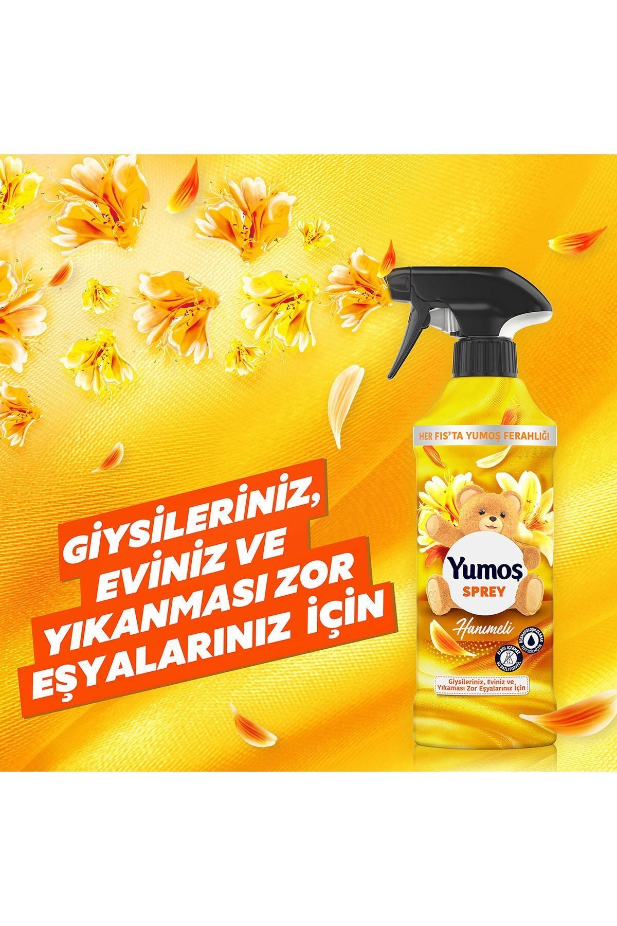 Yumoş Spray For Hard-To-Wash Items Lily 450 ml 1 Piece Spray For Hard-To-Wash Honeysuckle 450 ml 1 Piece 5