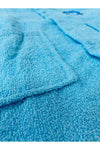 Hera Hooded And Belted Turquoise Cotton Unisex Youth Bathrobe 4