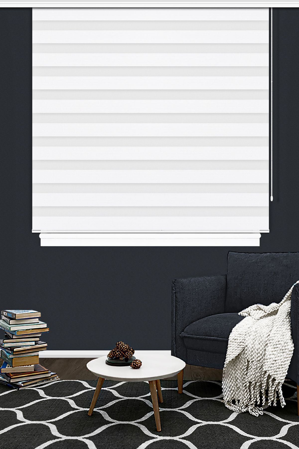 Kozastor Zebra Curtain White 125e V00 Lux Series 3