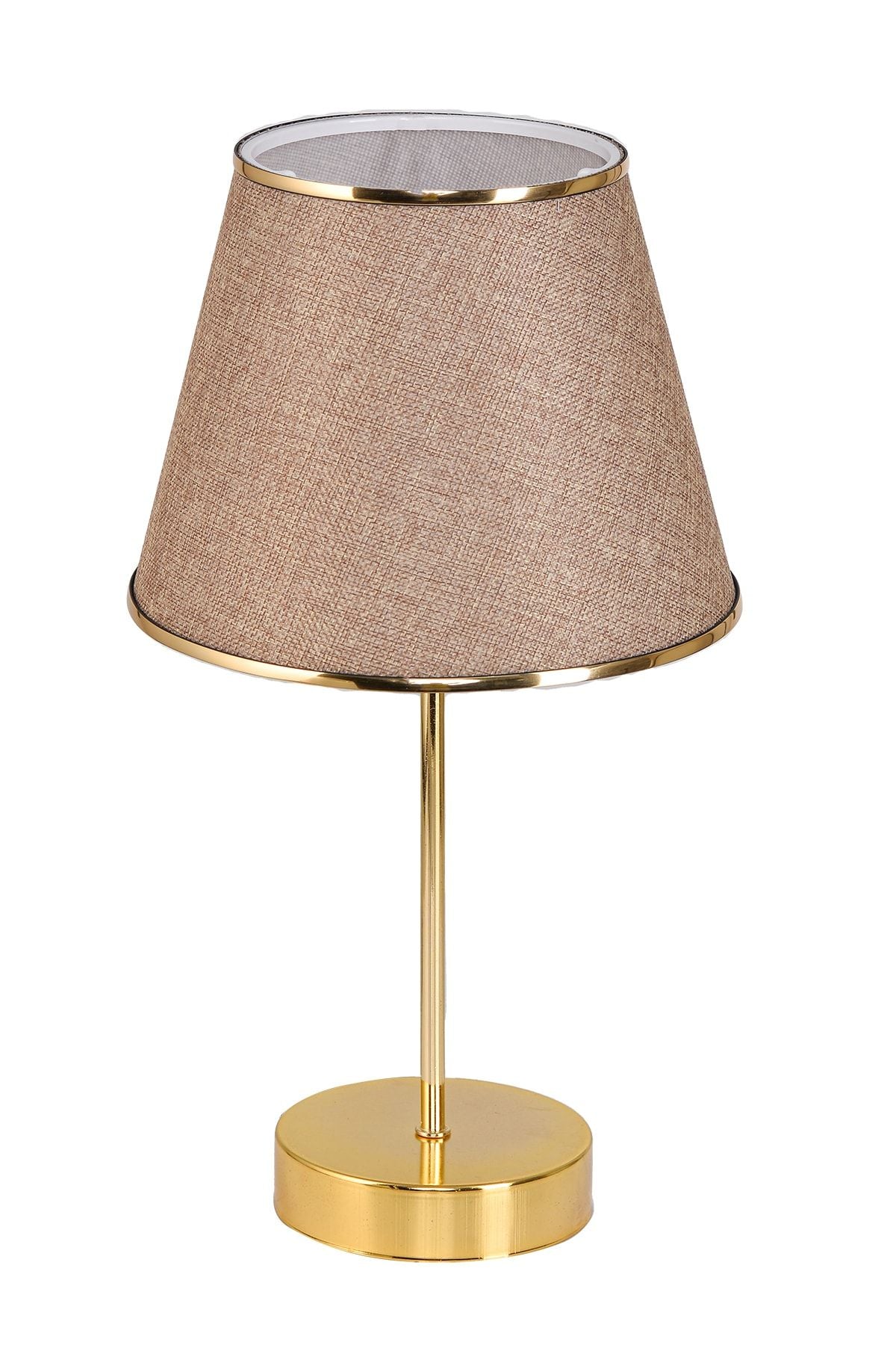 EvLight Mirza 2'li Metal Legged Gold Table Lamp Kumbeji 4