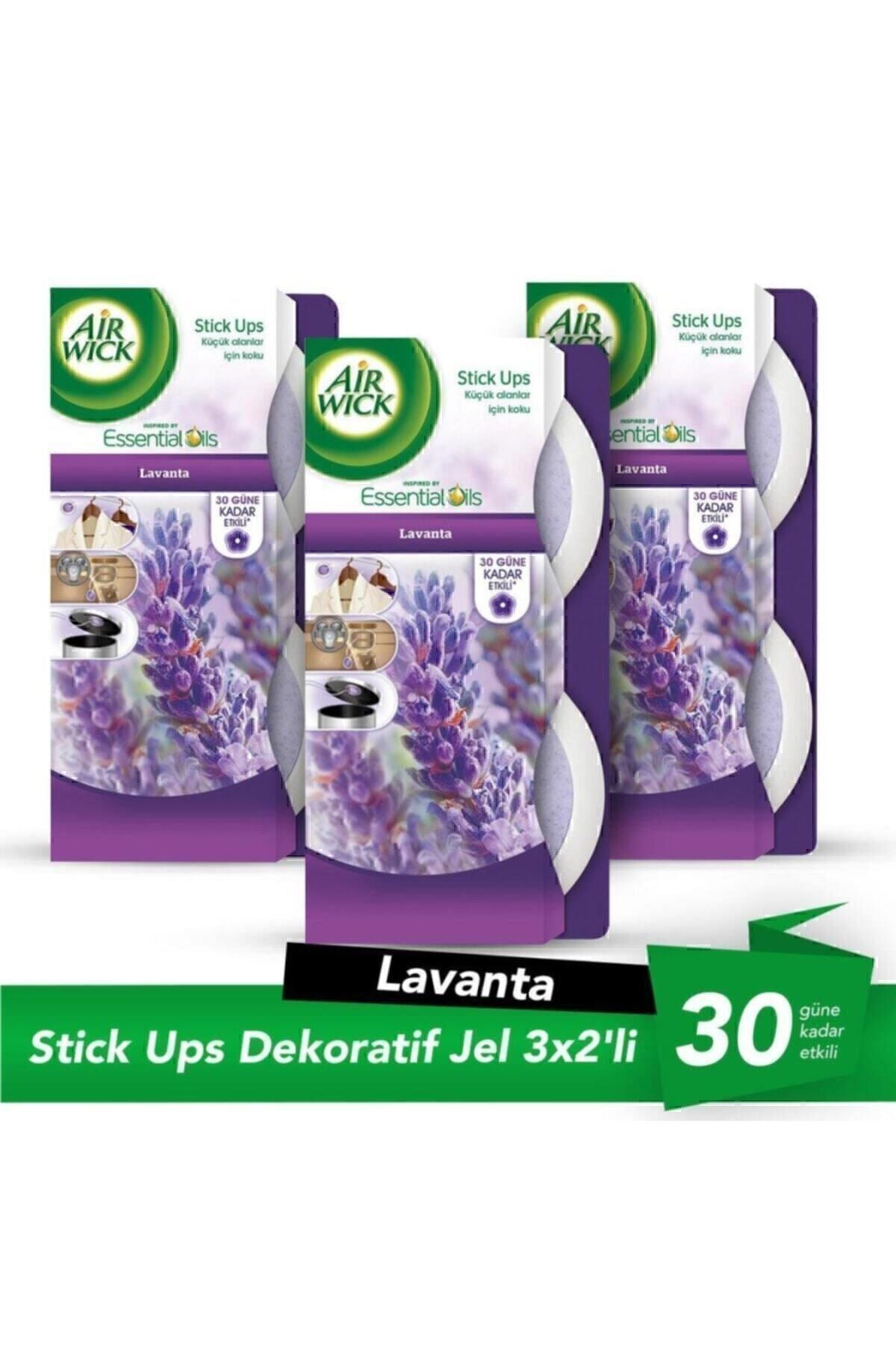 Air Wick Jel Stick Up Small Spaces Room Freshener Lavender 30 Days Effective X3 1