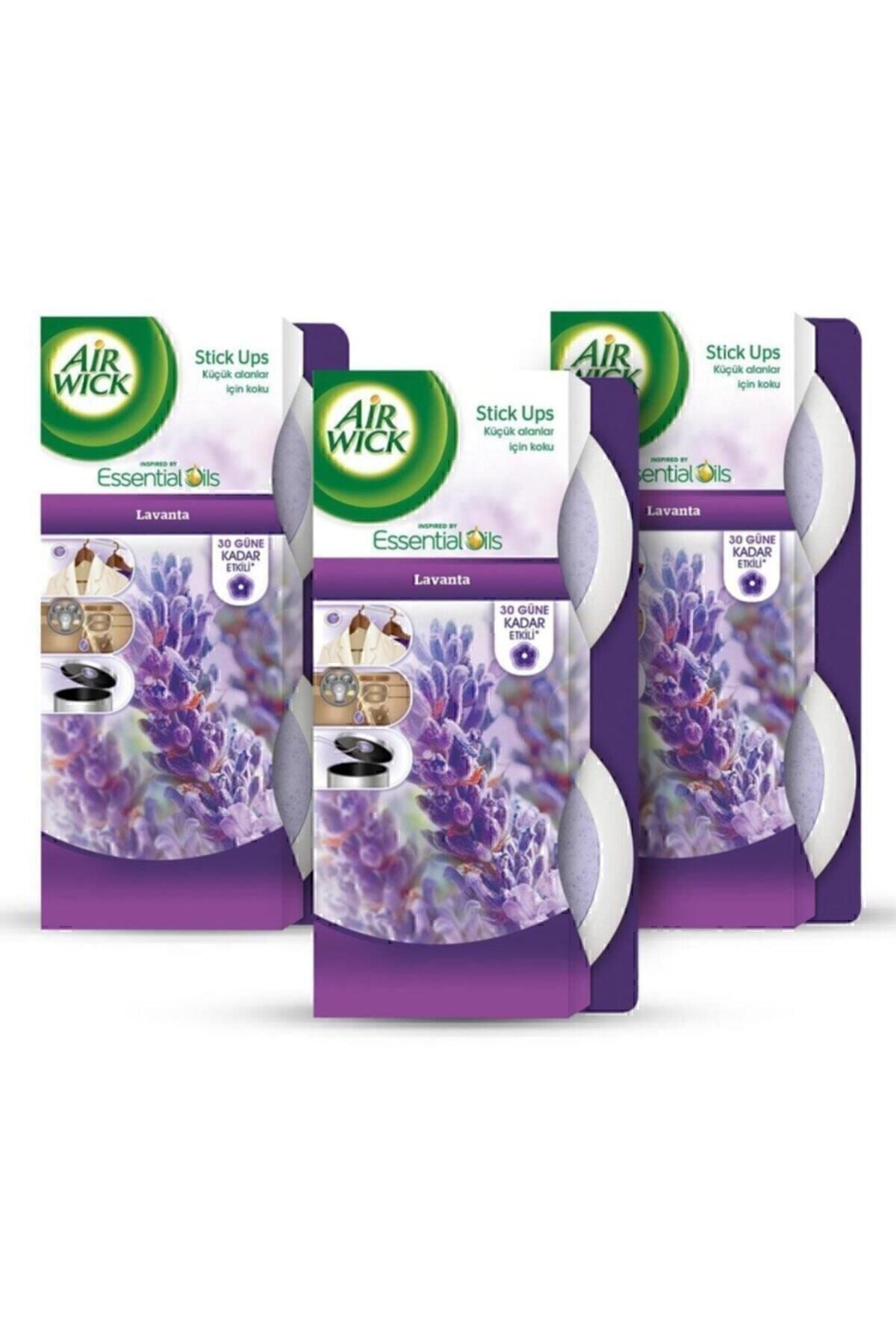 Air Wick Jel Stick Up Small Spaces Room Freshener Lavender 30 Days Effective X3 2