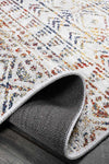 Oriente Home Scandinavian Patterned Beige Blue Velvet Carpet Washable Non-Slip Runner Corridor Carpet 7770 3