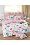 Enlora Home Easy Iron Double Duvet Cover Set Cocktail White 3