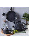 Emsan Oasis Pro 7 Piece Granite Cookware Set Blue Star 1