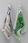 Move Home Multi-Purpose Dollar Pattern Decorative Towel 30x50cm 2 Pieces 6