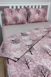 CANDAN ÇEYİZ Wood Tree Patterned Fitted Double Duvet Cover Set 1