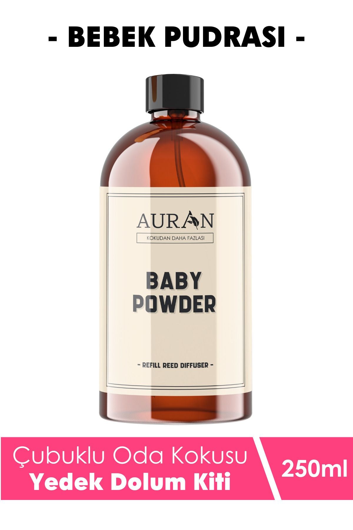 AURAN Baby Powder Reed Diffuser Refill 250ml 1