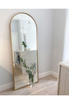 Ersan Dizayn Gold Metal Frame Oval Full-Length Mirror 65x180 2