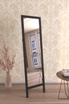 Hediyeler Kapında Black Natural Wooden Legged Full-Length Mirror 145x40cm 1