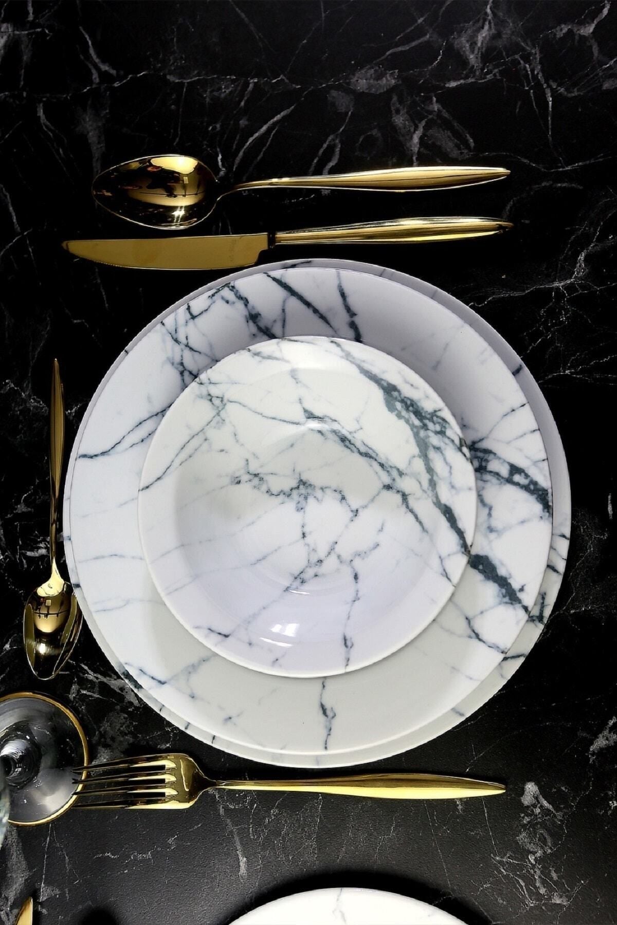 Porland Marbling 24 Piece Dinner Set 1